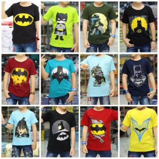  FLASH SALE SUPERHERO BATMAN Baju  Kaos  Anak  Laki Laki 