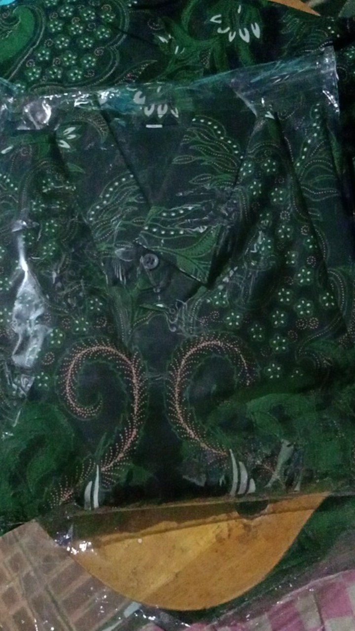 Gurdo Ijo Kemeja Batik Pria Modern Solo Atasan Batik By Kharis