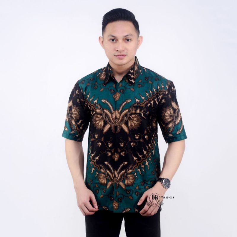 BAJU BATIK PRIA ABADI BATIK KEMEJA BATIK PRIA LENGAN PENDEK