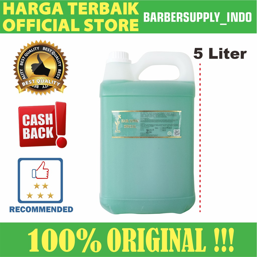 ACL HAIR TONIC SPECIAL 5 LITER TONIC PERAWATAN RAMBUT BARBER SALON