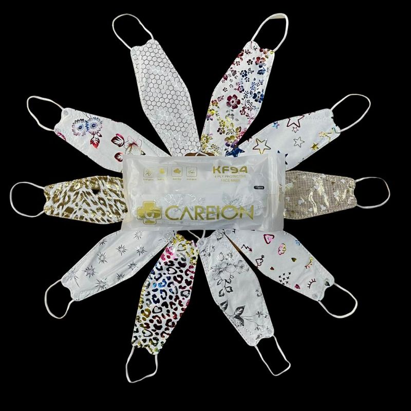 Masker F94 MANIK CAREION MASK F94 4PLY MOTIF MANIK ISI 10 Pcs