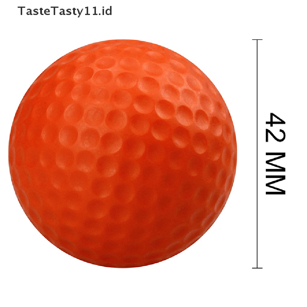 【TasteTasty】 10Pcs PU Foam Golf Balls Sponge Elastic Indoor Outdoor Practice Training .