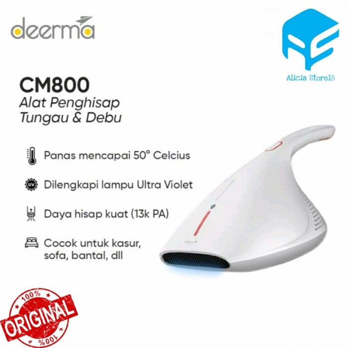 GARANSI RESMI - DEERMA CM800 CM-800 CM 800 VACUUM CLEANER UV ANTI DUST