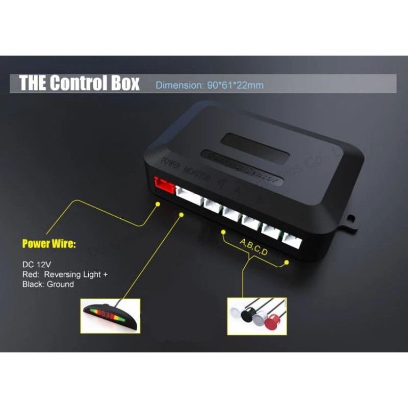 New Technology Sensor Parkir Mobil Sensor Parking 4 Titik Sensor Mundur