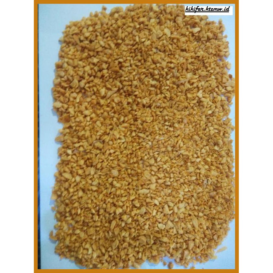 

GNIREKDOOF- BAWANG PUTIH GORENG JOJO CINCANG 500 GR FIRST HAND -ORIGINAL.