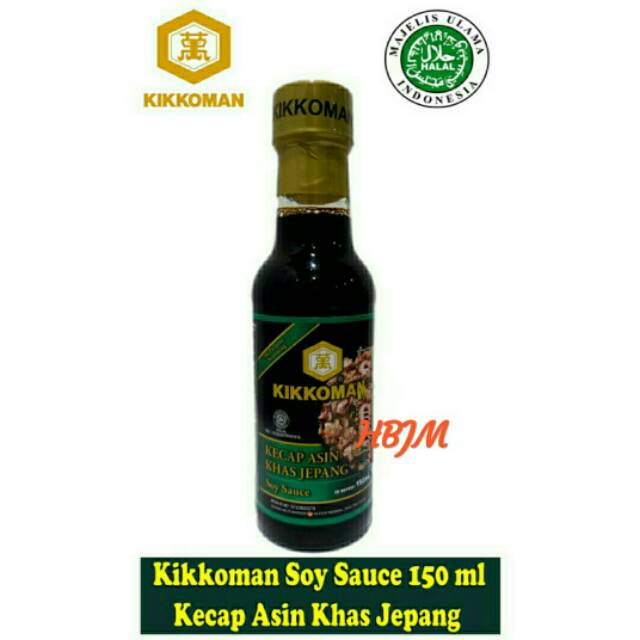 

KIKKOMAN SOY SAUCE BOTOL 150 ML