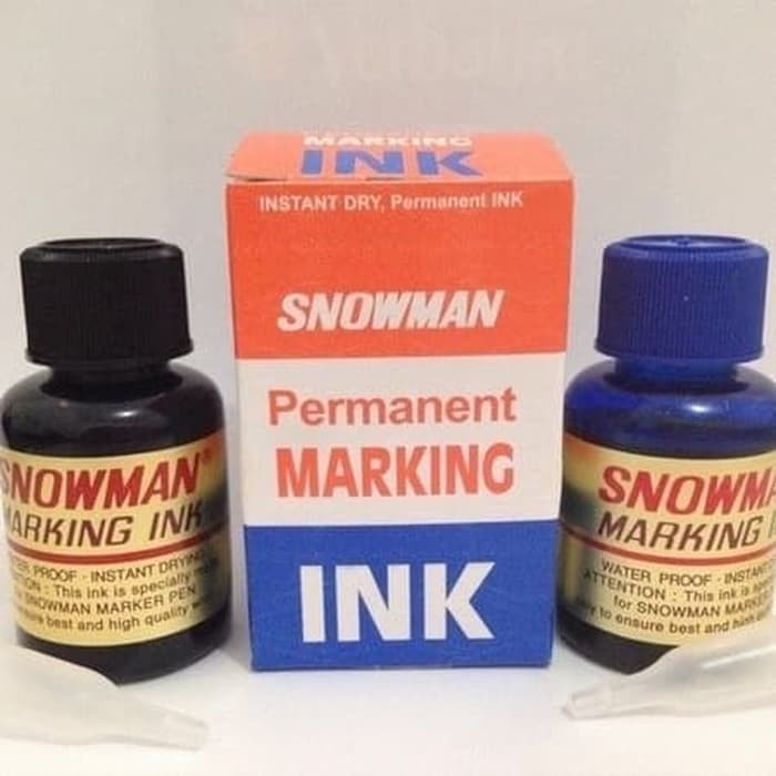 

NEW STOCK TINTA ISI SPIDOL PERMANEN MARKING INK SNOWMAN