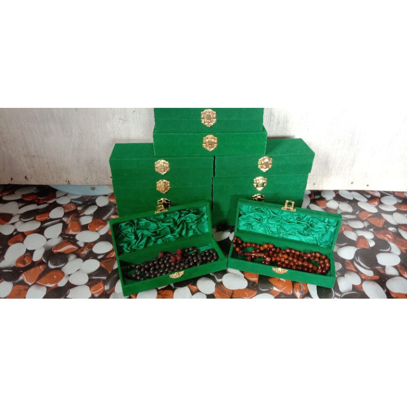 kotak tasbih kotak perhiasan kotak bludru