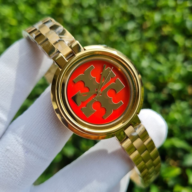 Tory Burch Jam Tangan Wanita Stainless Steel Tory Burch Diameter 36mm TBW6201 6202 6203 6208 6209 Original Garansi