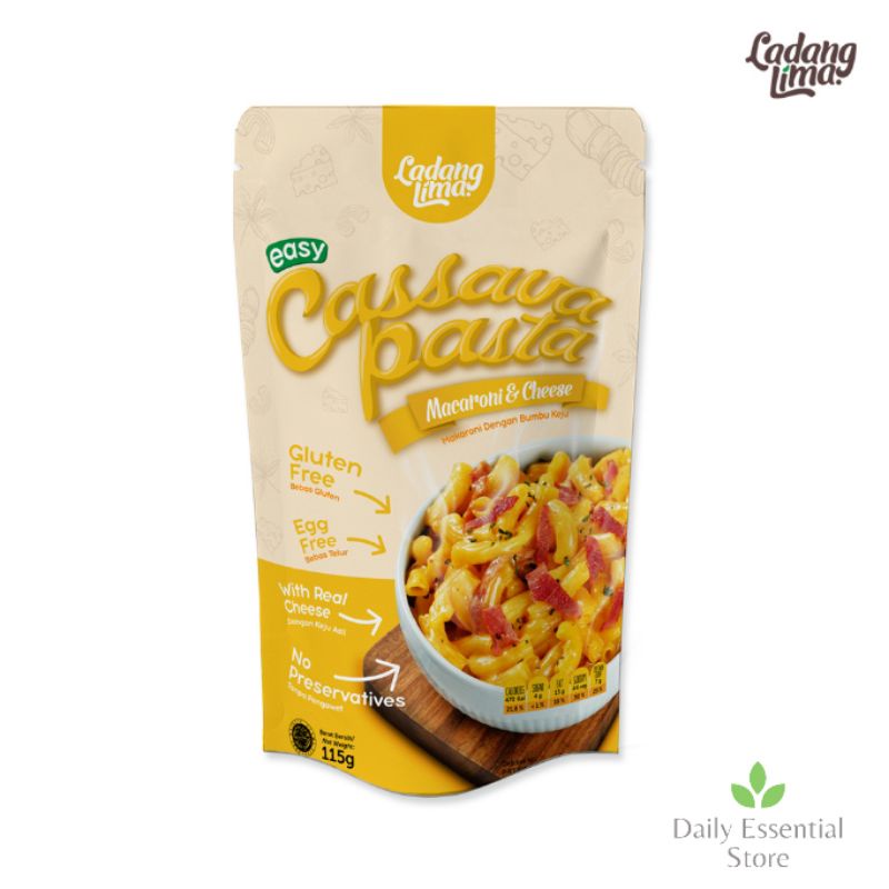 

Cassava Pasta Mac And Cheese Ladang Lima 115gr