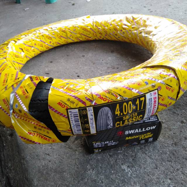 Ban swallow classic 400 17 japstyle plus ban dalam