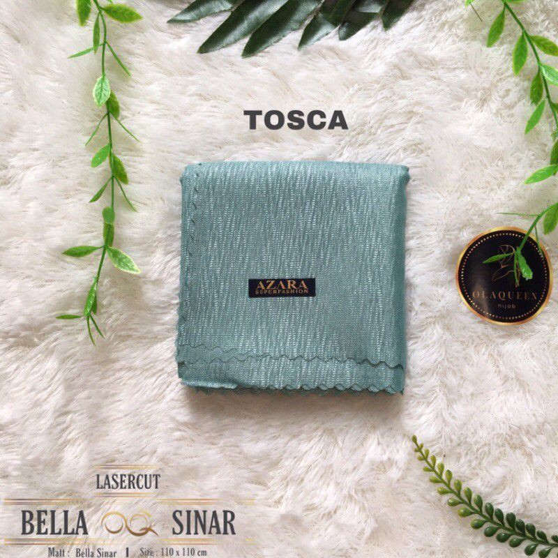 JILBAB SEGIEMPAT BELLA SINAR LC BY AZARA-Tosca