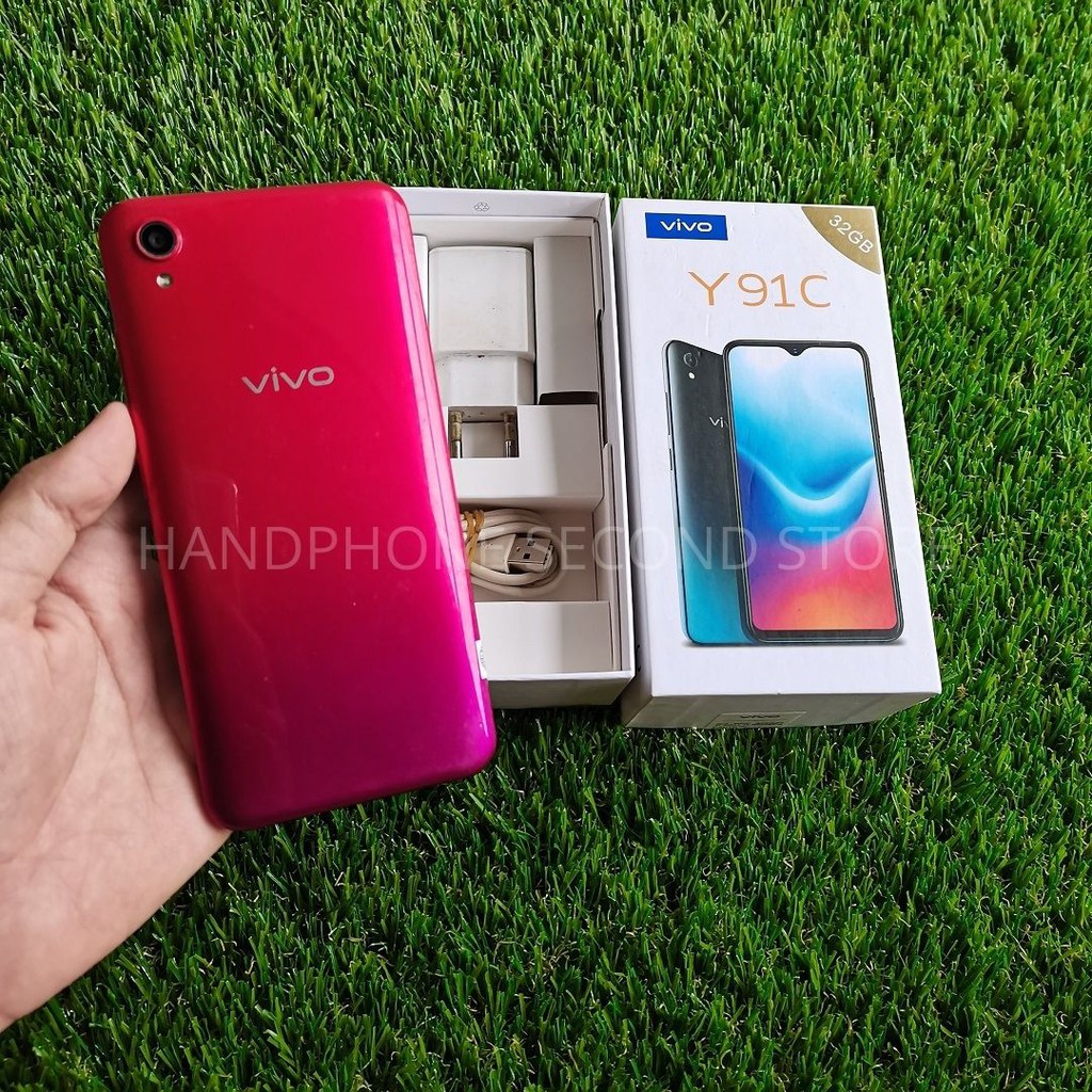 HANDPHONE HP VIVO Y91C 2/32 FULLSET NO HEADSET SECOND SEKEN BEKAS MURAH-1