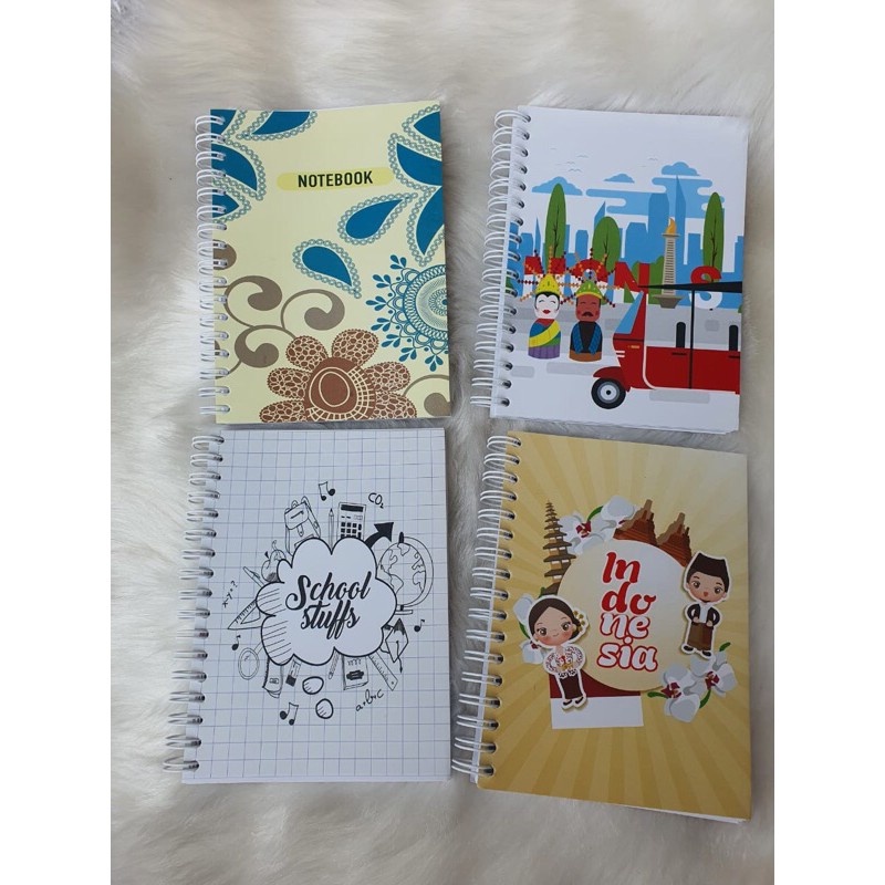 

Qirana Notebook A6 / Buku Spiral isi 80 Lembar Line