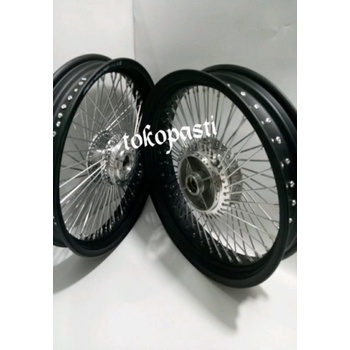 Unik velg sepaket vixion new-vixion old tromol VND jari jari seribu ring 17 tapak lebar 250 350 Berk