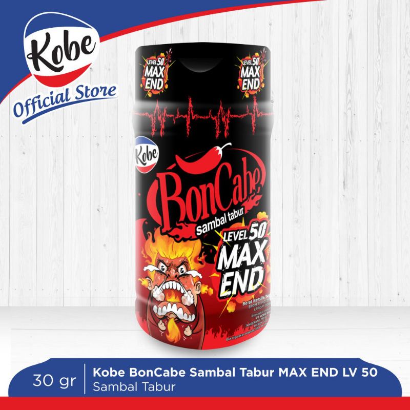 BonCabe Sambal Tabur Level 50 Rasa Original Max End Botol 30gr