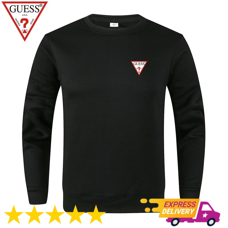 ⭐️⭐️⭐️⭐️⭐️ SWEATER Guess Sweatshirt Autumn Winter Fashion Fleece Printed Pattern Style Men & Women H