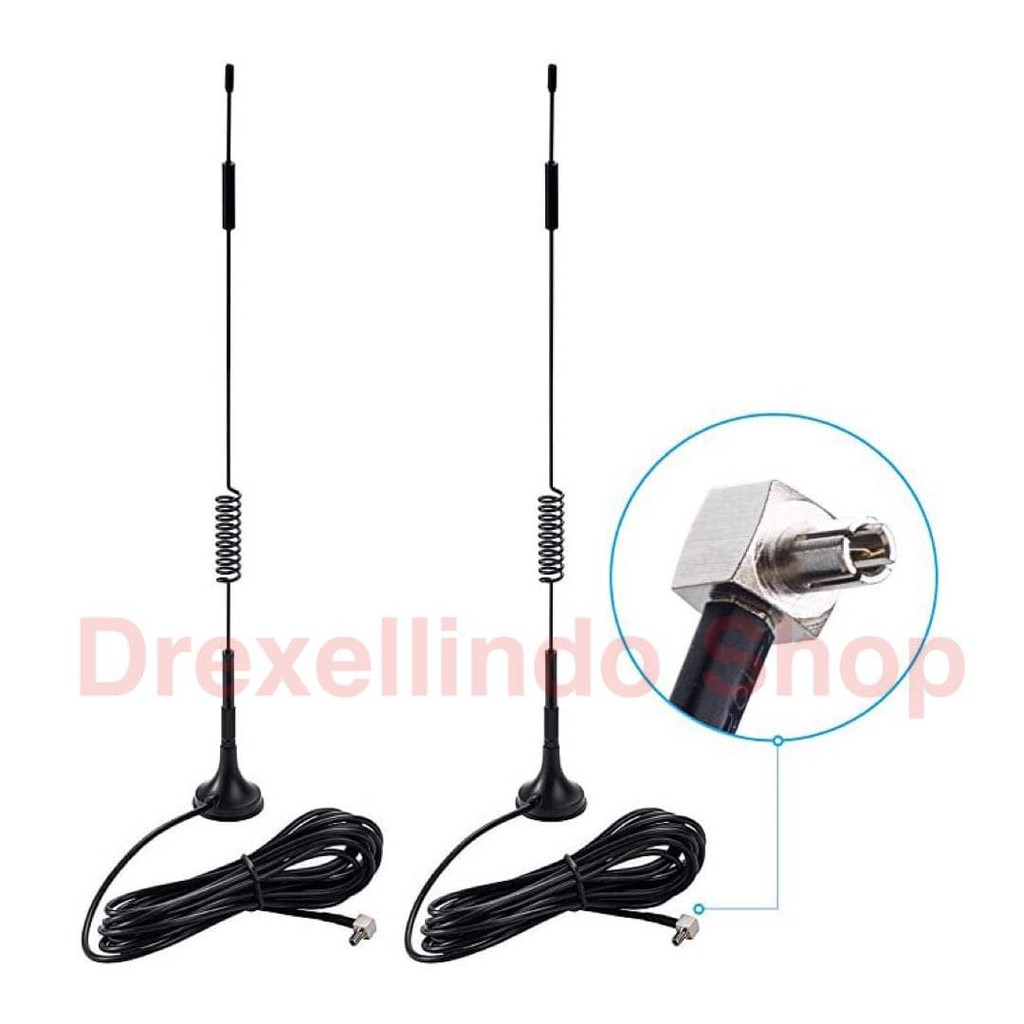 TS9 Antenna Spiral 7dBi 4G LTE 3G WCDMA GSM 3G 2.4G Kabel 5 meter