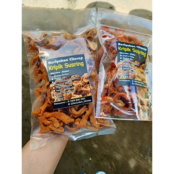 

susring (keripik usus kering)