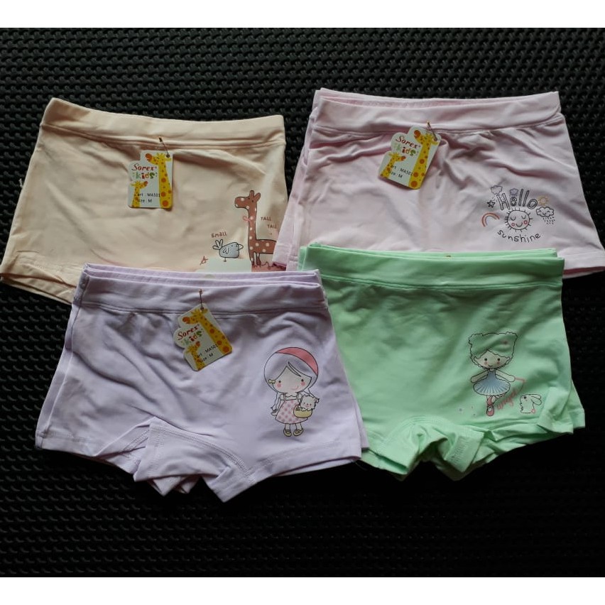 Celana Dalam Boxer anak perempuan SOREX MA 501 - CD BOXER anak cewek SOREX