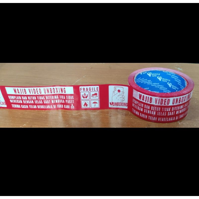 

Lakban Fragile Video Unboxing 45MM x 50 M MURAH DAN BAGUS