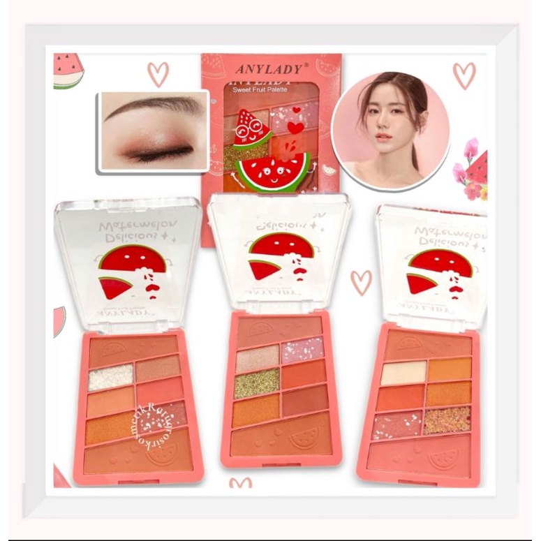 PROMO!!!EYESHADOW PALETTE SWEET FRUIT ANYLADY NO.721B/796/WATERMELON NO.793