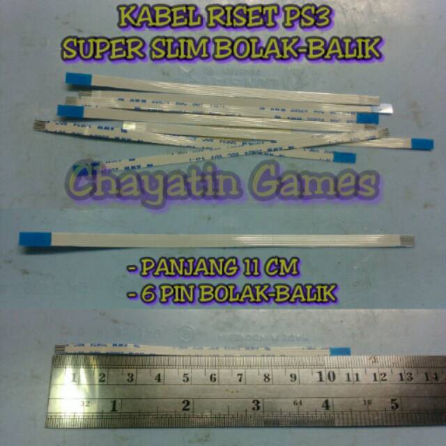 Kabel Riset PS3 Super Slim Seri 4000 Model Bolak Balik