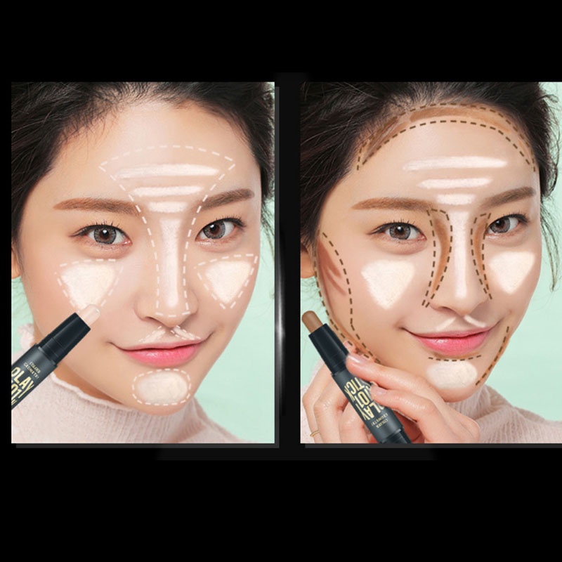 *COD*Stick 2-Head Light Shading Concealer / Contour Dua Sisi Untuk Mencerahkan Kulit