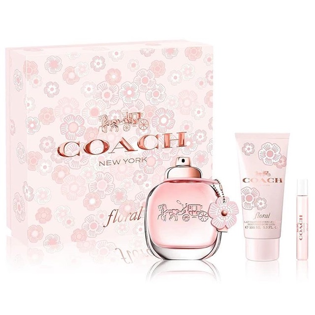 Gift Set Coach Floral Shopee Indonesia