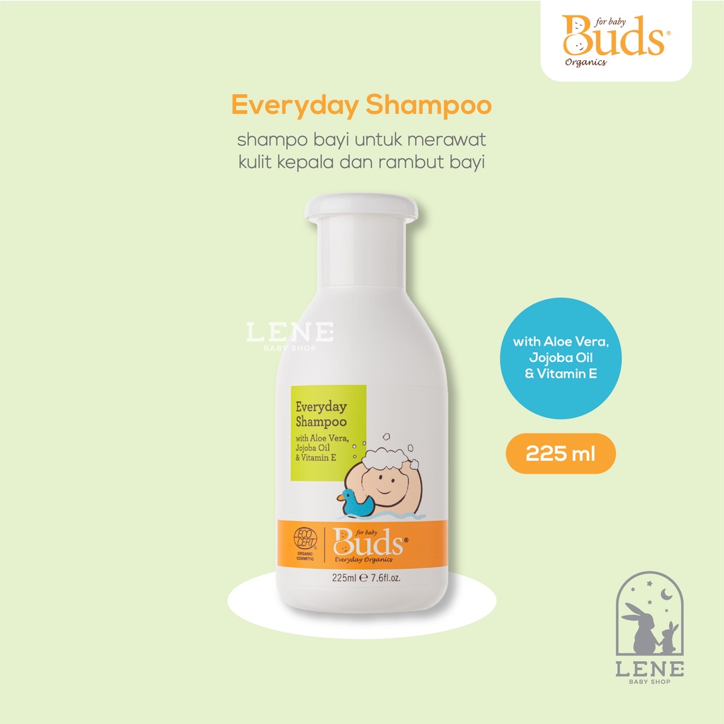 Buds Organic Everyday Shampoo 225ml