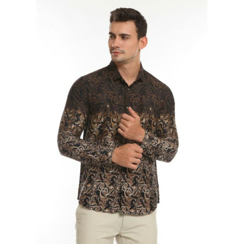 [ PROMO ] KEMEJA BATIK MOC MUNCHY 2 SLIMFIT ORIGINAL