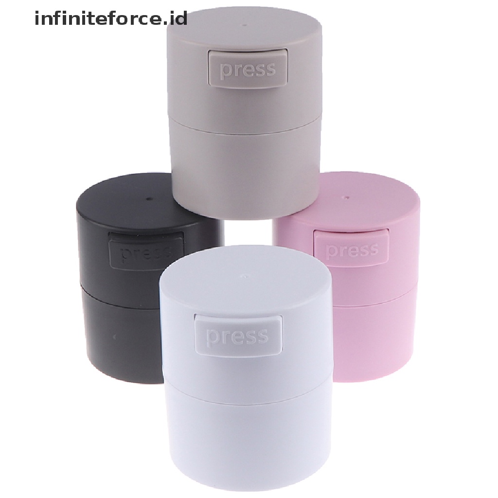 (Infiniteforce.Id) Kontainer Penyimpanan Lem Bulu Mata Bahan Karbon Aktif Matte