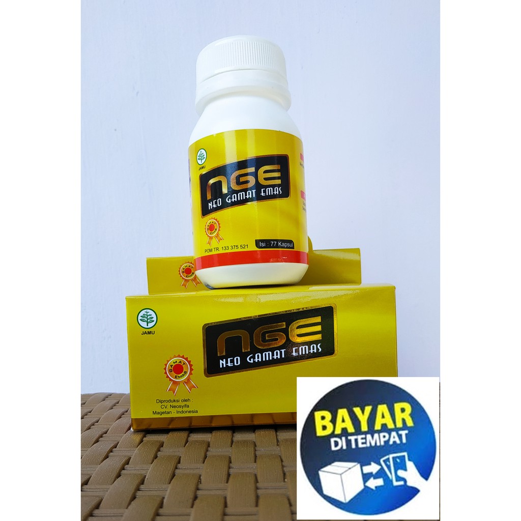 Kapsul NGE / Neo Gamat Emas isi 77 kapsul Asupan Kolagen Alami Teripang