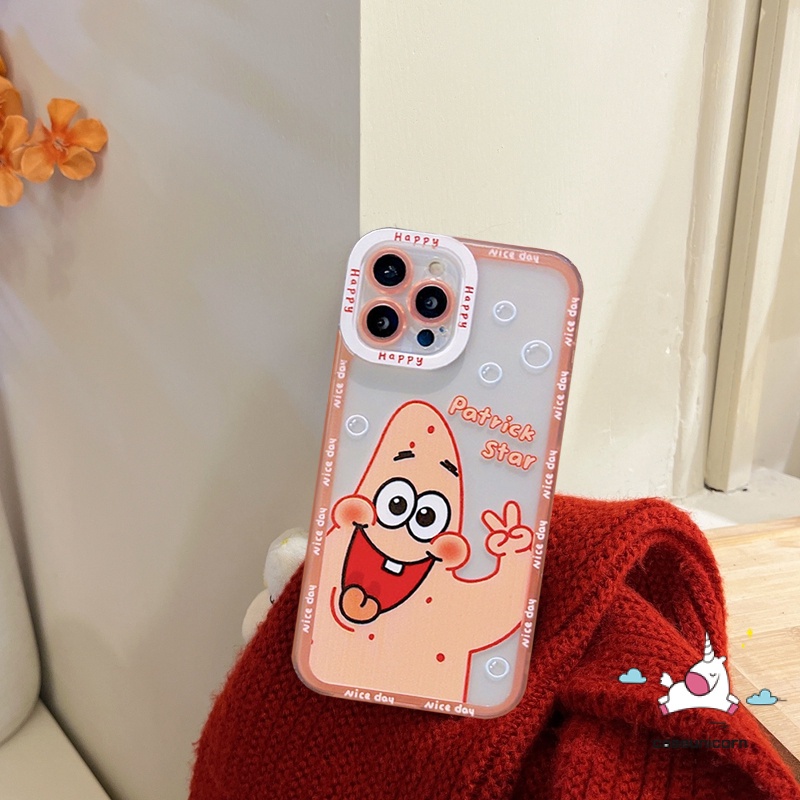 Casing Ponsel Tpu Kartun Patrick Star Lembut Infinix Note 12 G96 12 10 Pro 12 2023 Hot 9 11 10 12 Play Smart 5 4 6 Plus Hot 10 8 9 20 10s 20s 12i 10t 11s 10s NFC Lucu Sarung SpongeBob