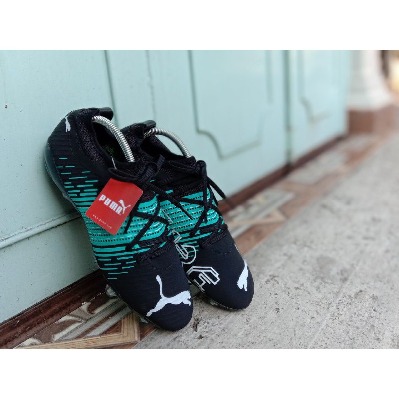 SEPATU BOLA SEMI BOOT PUMA FUTURE HITAM HIJAU SEPATU OLAH RAGA PRIA SEPATU GRADE ORI SEPATU IMPOR IM
