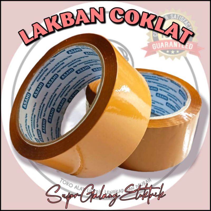 Lakban Asahi Coklat dan Transparan  Lakban Serba Guna