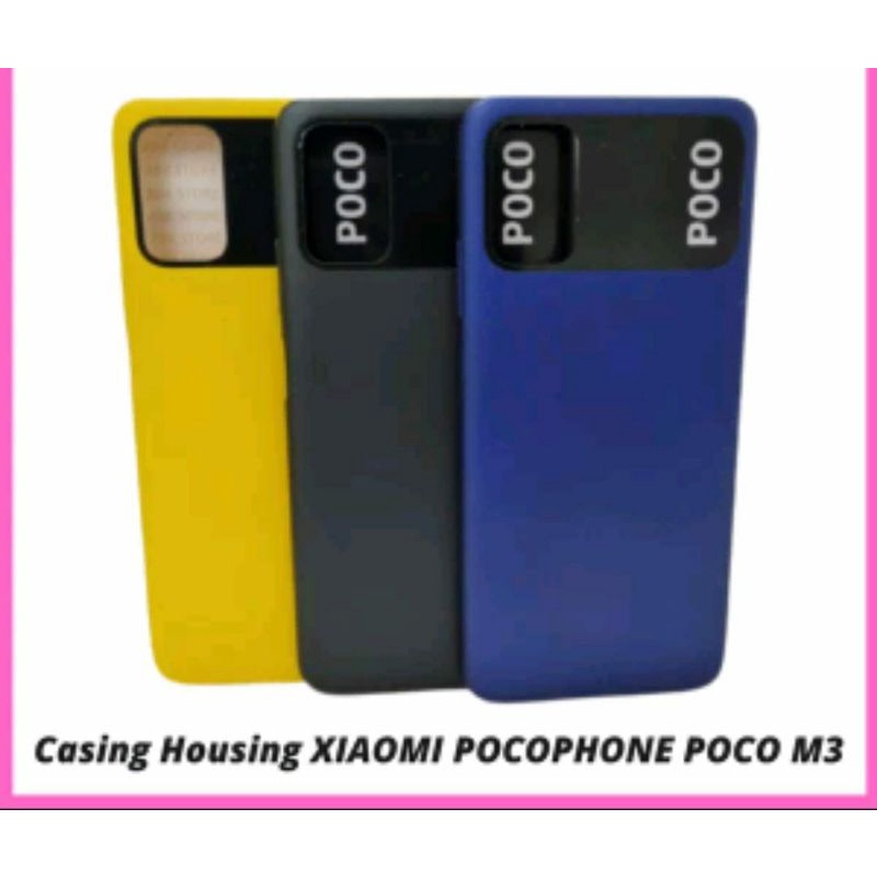 BACKDOOR TUTUP BATERAI XIAOMI POCO M3 POCOPHONE M3 .