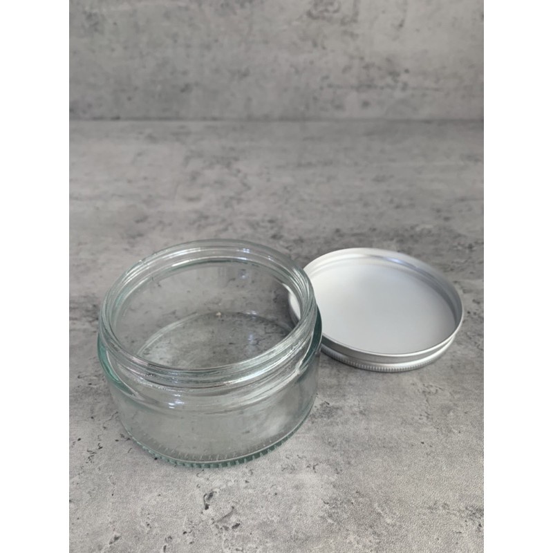 250ml TOPLES KACA / JAR KACA / GLASS JAR 250 ml / jar kue / jar peach gum / jar ice cream