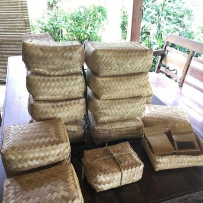 

[ Halodul ] besek bambu 25x25 per pcs
