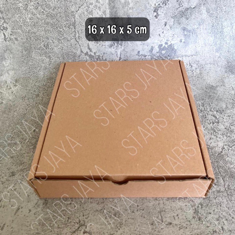 

Dus Die Cut / Kardus / Corrugated Box 16x16x5cm