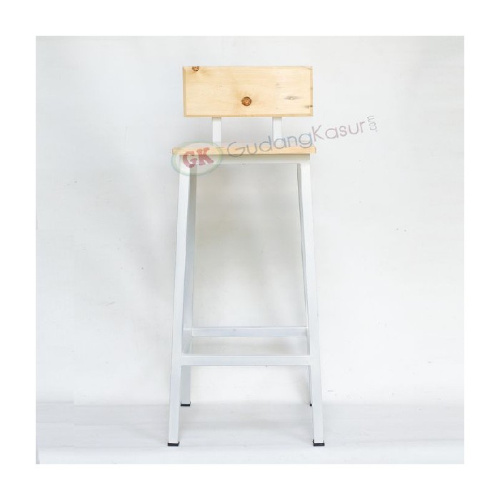 Kursi belanda besi - cafe Putih Diskon kayu bar Dijual jati
