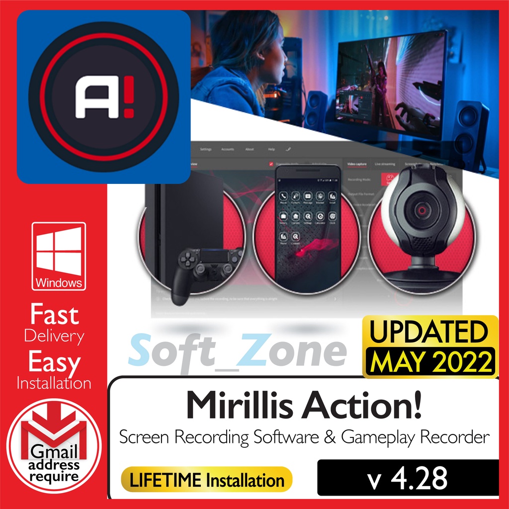 

Mrlls Actn! 4.28 - Scrn Rcrdng Sftwr & Gmply Rcrdr [Wndw x64] - Dgtl Dwnld