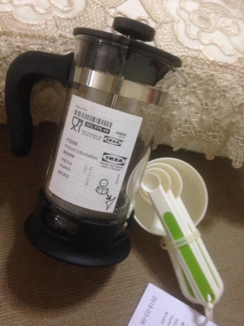 Coffee / Tea French Press 0.4 L, Peralatan Kopi Dan Teh Pembuat Kopi/ Teh Up1009