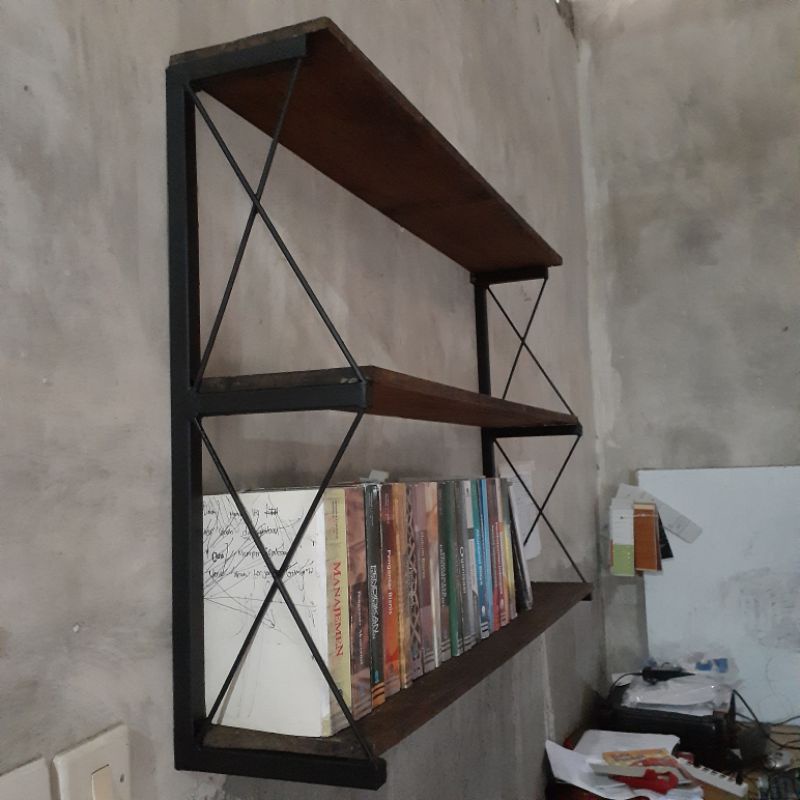 RAK DINDING /TEMPAT BUKU TEMPEL / RAK UNIK