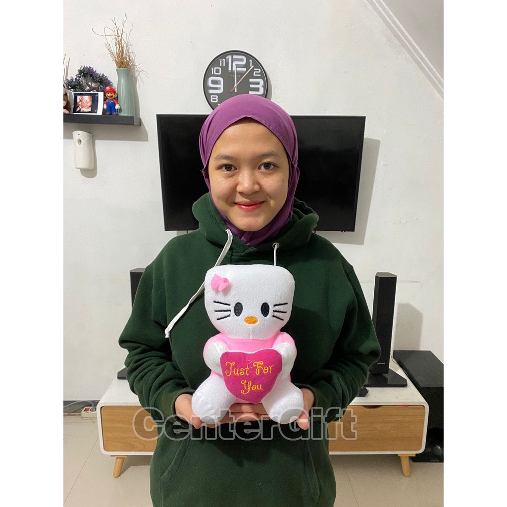 Boneka Hello Kitty Love Mini Duduk T20CM