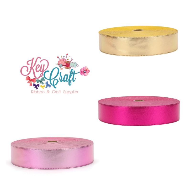 

Pita Foil Shiny ( mengkilap) polos size 3,8cm