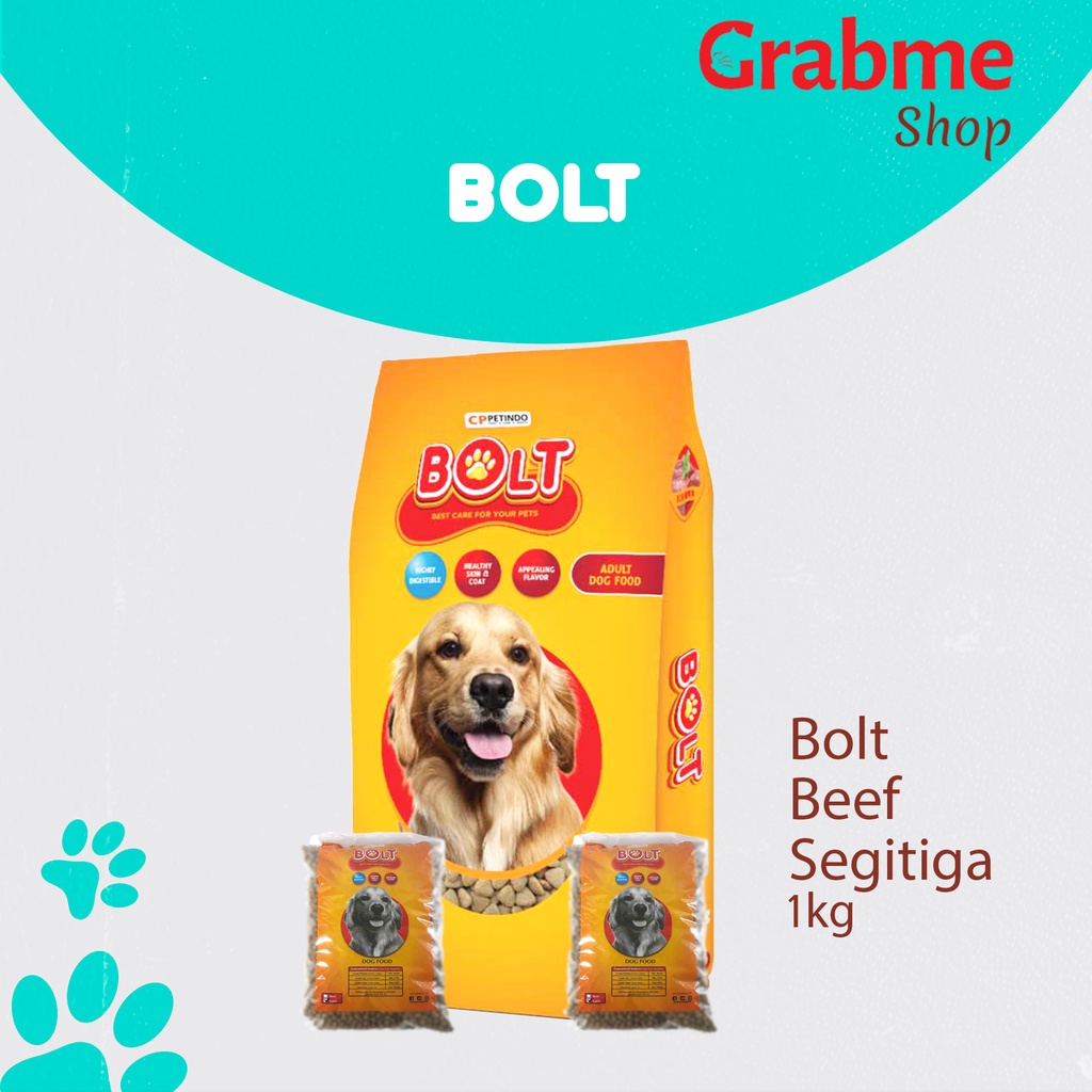 Makanan Anjing kering Bolt DOG All Variant 1 kg