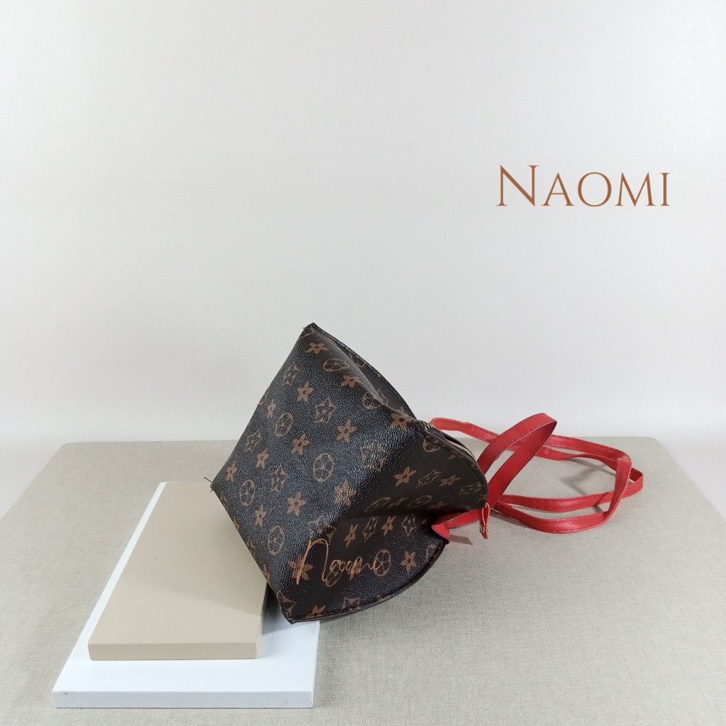 NAOMI - Meisha Bag Fashion Impor - Tas Pyramid Fashion  Bag Wanita - Shoulder Bag - Sling Bag Piramida - Tas Wanita - Tas Naomi - Naomi Bag