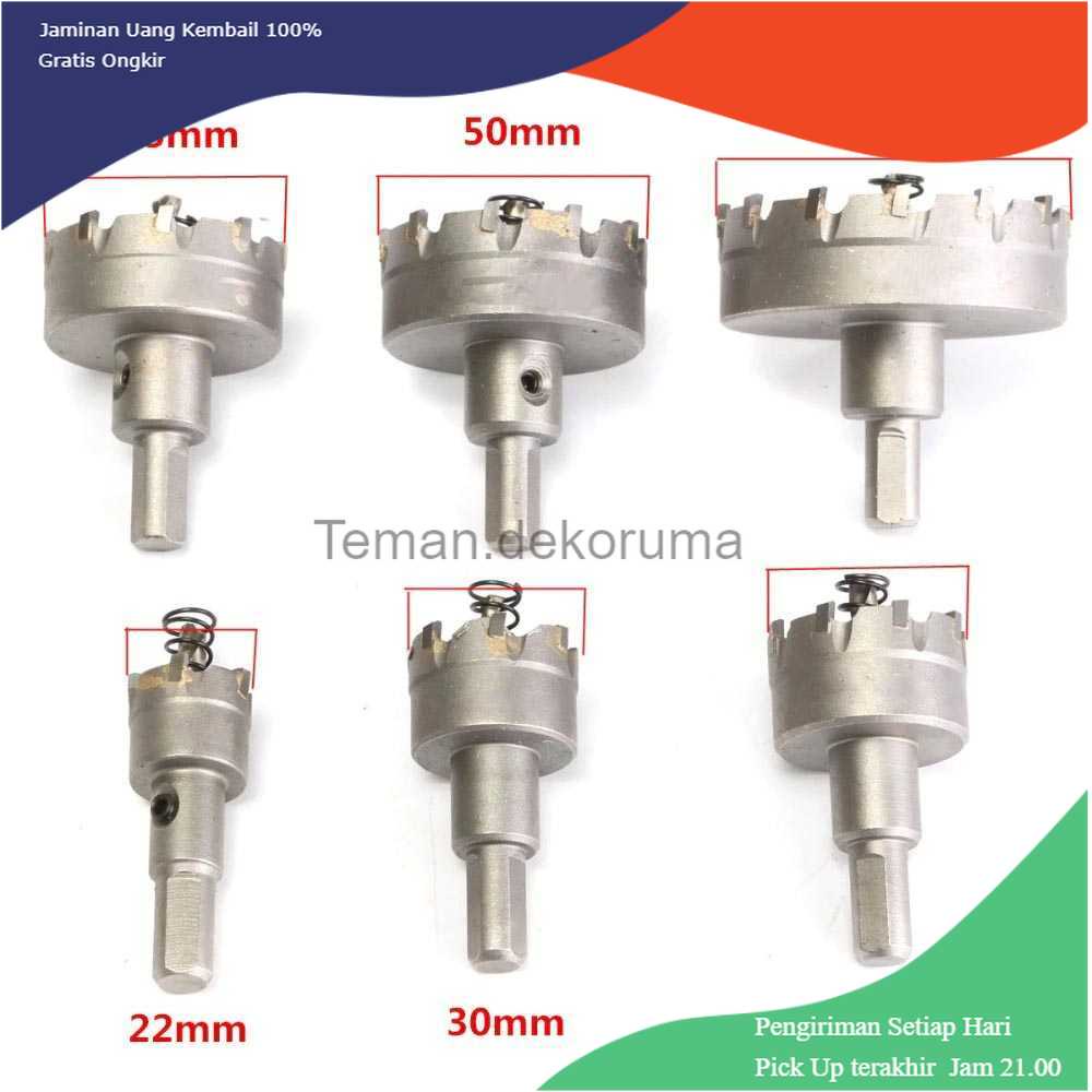 TD-DFA Combiubiu Mata Bor HSS Hole Saw Bit Set 6 PCS - GJ0108