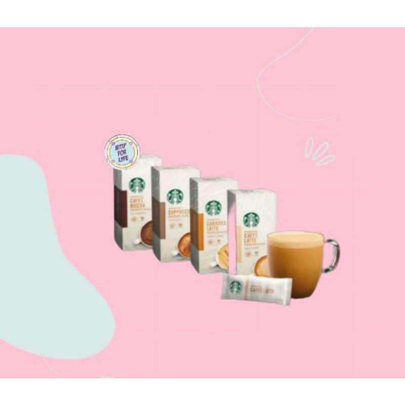 

Kopi STARBUCKS Instant Premium Mixes Coffee isi 4 Sachets